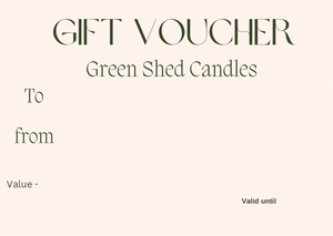 Green Shed Gift Voucher